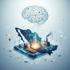 Una mujer joven con cabello rubio viste un blazer negro, un crop top blanco, pantalones anchos claros y zapatillas negras, posando en un entorno urbano con edificios borrosos de fondo.