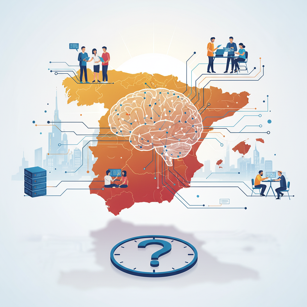 Un baño moderno y minimalista con paredes y suelo blancos, que incluye un inodoro, un bidé y un pequeño espejo redondo en la pared.