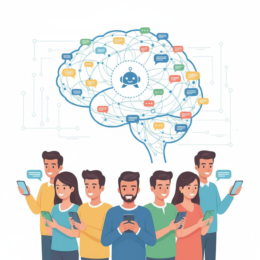 Mano de una persona sujetando un smartphone que muestra una página de resultados de búsqueda (SERP) con un resultado posicionado en primer lugar.