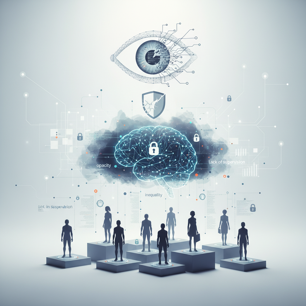 Mujer joven sonriendo y señalando una pantalla de ordenador portátil abierta, mientras trabaja en una oficina moderna y luminosa con plantas.