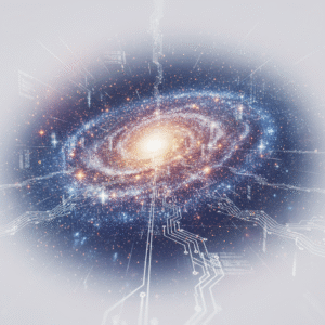 Tres profesionales de negocios diversos colaborando alrededor de una tablet en una oficina moderna.