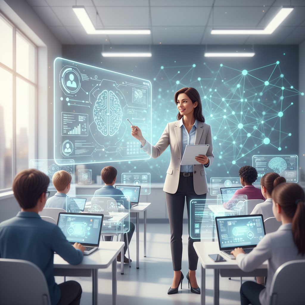 Hombre sonriente con barba, gafas y gorra, posando con las manos cruzadas frente a un fondo azul degradado.