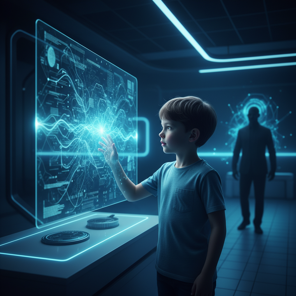 Mujer con gafas trabajando concentrada en un portátil con ratón, cuaderno y bolígrafo sobre un escritorio.