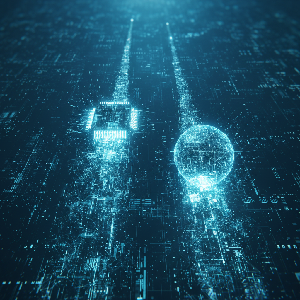 Una mujer con gafas y pelo oscuro está sentada sonriendo en un sofá gris mientras usa un ordenador portátil.