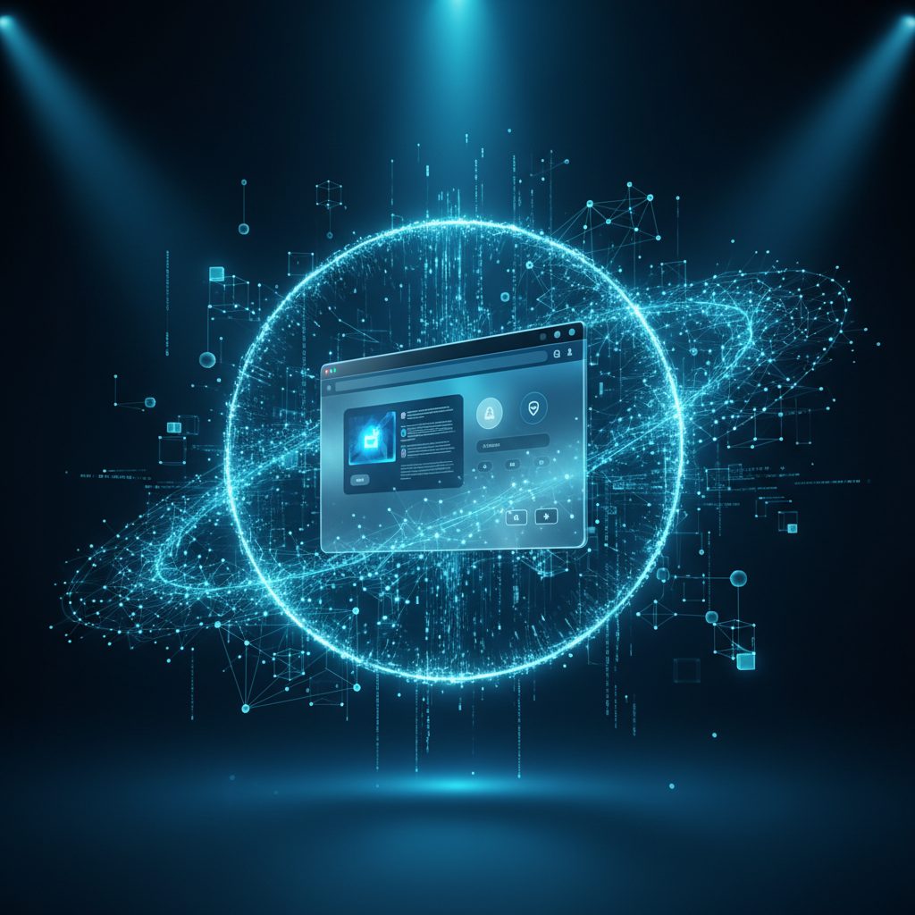 Mano sosteniendo un smartphone que muestra el logotipo azul de Whatsapp en la pantalla.