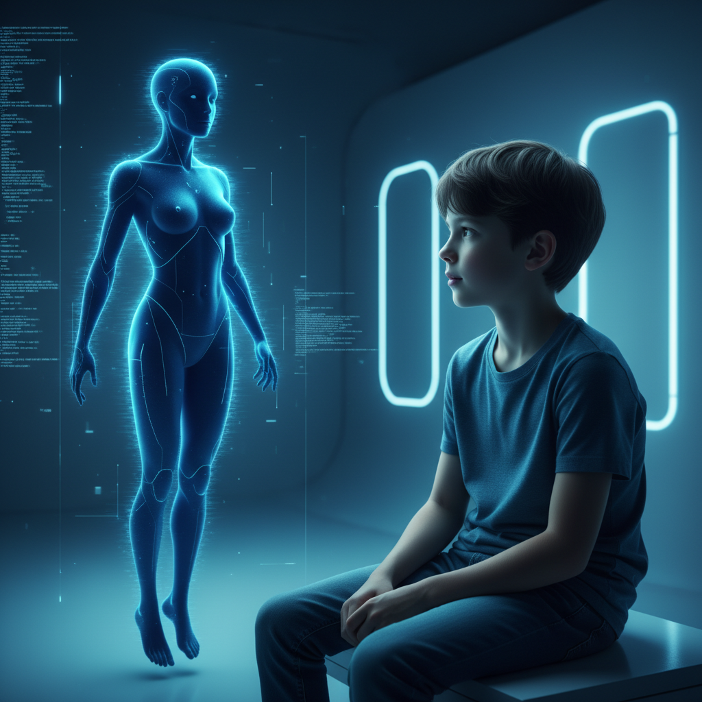 Mano sosteniendo un smartphone moderno mostrando una interfaz de aplicación.