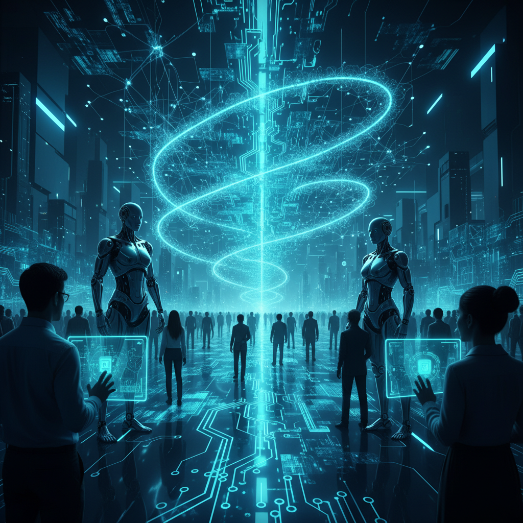 Mano sosteniendo un smartphone mostrando un feed de redes sociales.