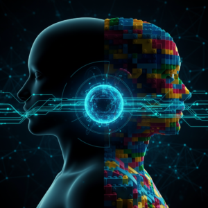 Robot aspirador blanco con tapa superior negra, cargando en su base contra una pared gris clara. Se aprecian sus cepillos laterales y el cepillo principal.