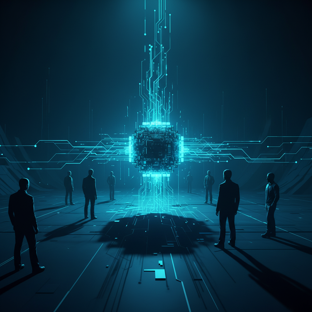 Una mano sostiene un smartphone mostrando la pantalla de una aplicación de mensajería con varios chats abiertos.