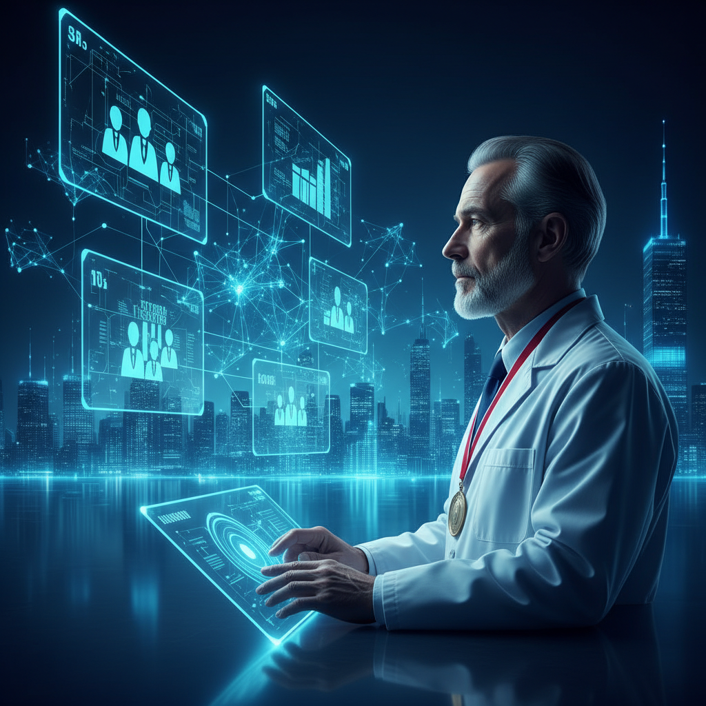 Manos de una persona trabajando en el teclado de un ordenador portátil con la pantalla encendida, sobre un escritorio.