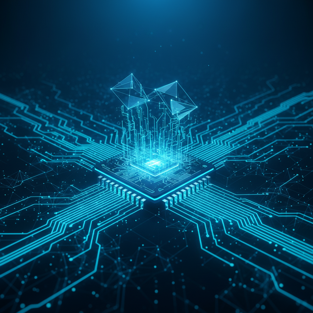 Un hombre sentado en una silla frente a un portátil sobre una mesa, con una taza al lado.