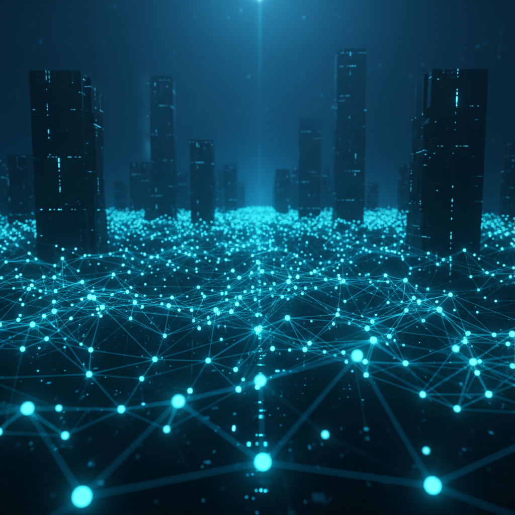 Una taza de café humeante con arte latte en forma de corazón, sobre una mesa de madera, con un portátil y granos de café al fondo.