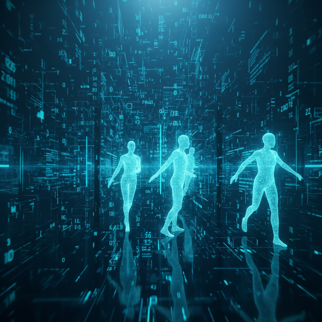 Persona trabajando en un portátil con gráficos de datos financieros en la pantalla, una taza de café y un cuaderno abierto en el escritorio.