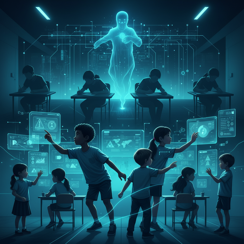 Una mujer sostiene un bolígrafo en su mano, lista para escribir en un cuaderno abierto que descansa sobre una mesa de madera.