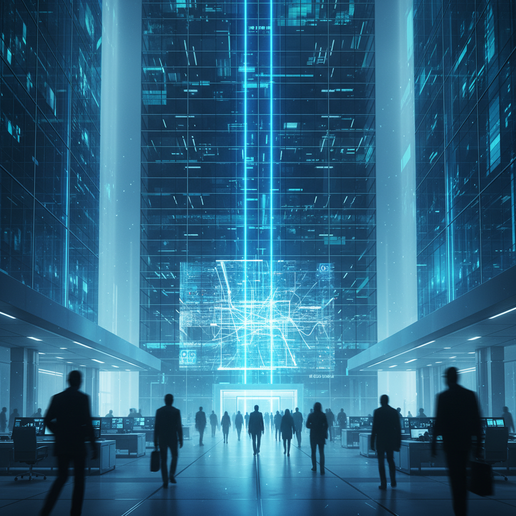 Un dormitorio moderno con una cama doble blanca, mesitas de noche de madera clara y una lámpara colgante sobre cada una, una cómoda de madera y un gran ventanal con cortinas blancas.