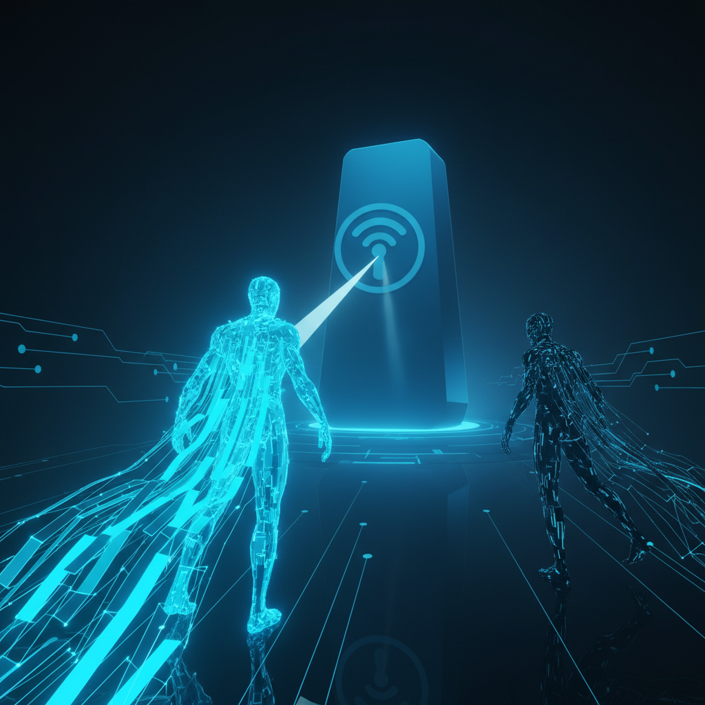 Manzana roja fresca y brillante sobre una mesa de madera.