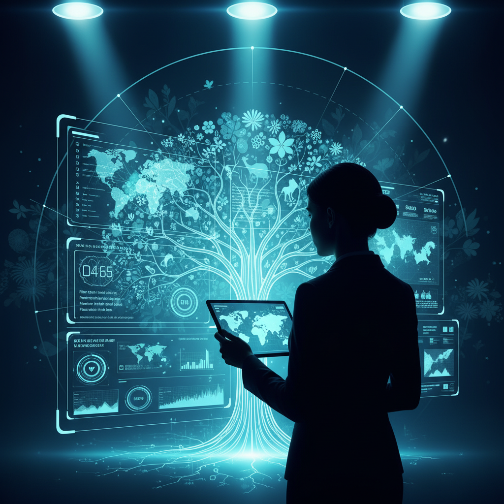 Persona sujetando un smartphone que muestra la pantalla de un sitio web de comercio electrónico con un carrito de compras visible.