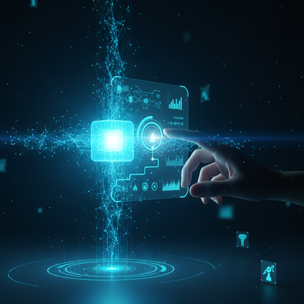 Una persona sostiene un smartphone que muestra en su pantalla una conversación de chat con un emoji de pulgar arriba y la palabra '¡Hecho!'.