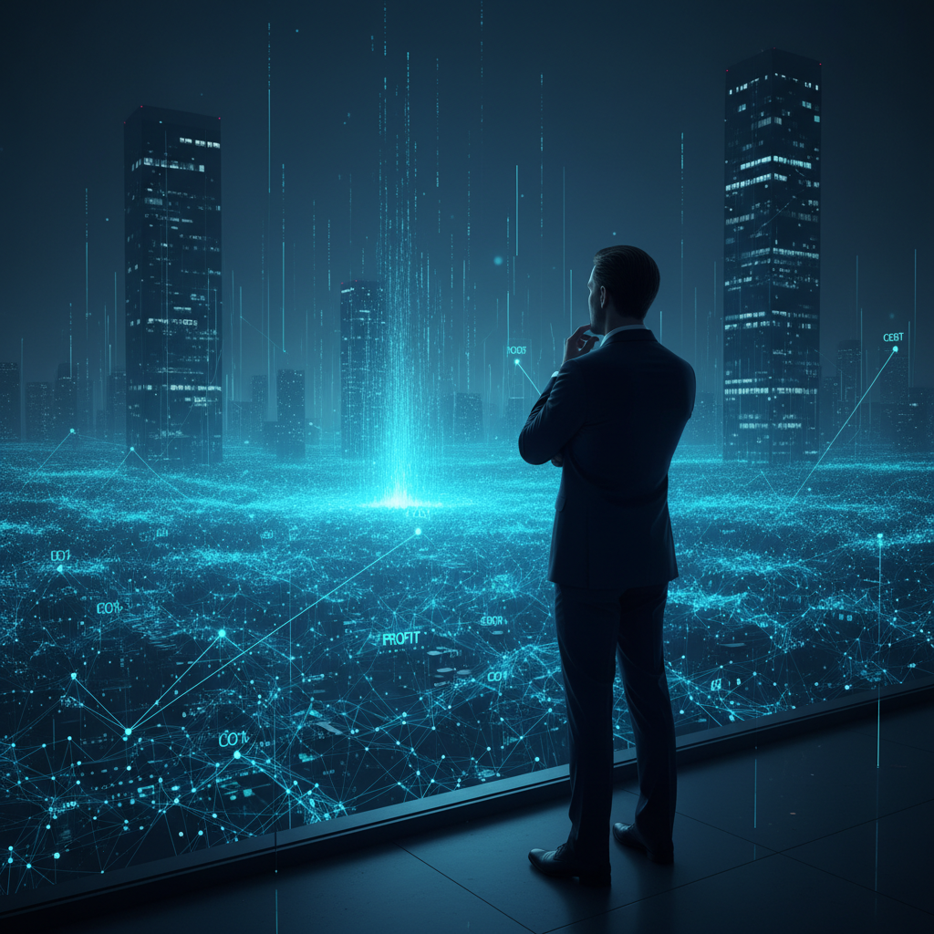 Un hombre y una mujer sonriendo y mirándose el uno al otro, sentados en una mesa en una sala de reuniones.