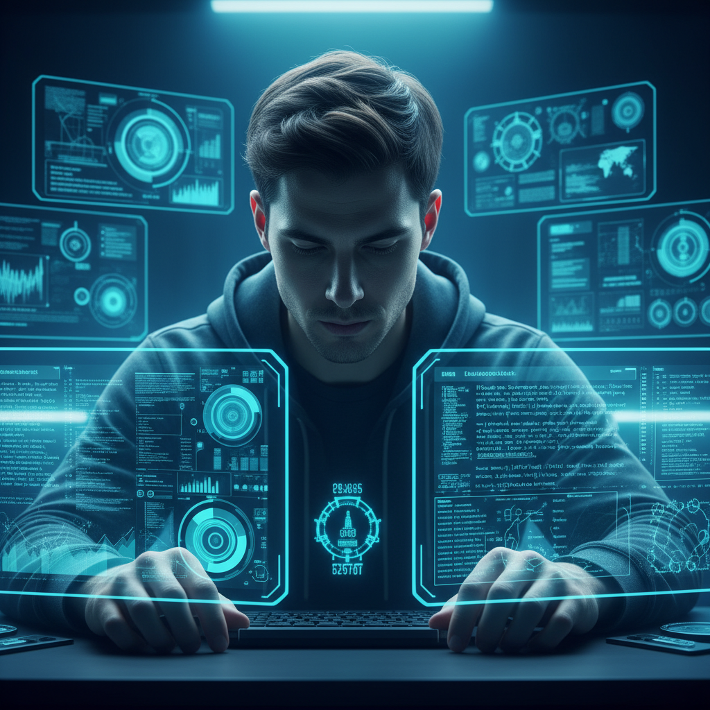 Logotipo azul con una letra A blanca estilizada en el centro.