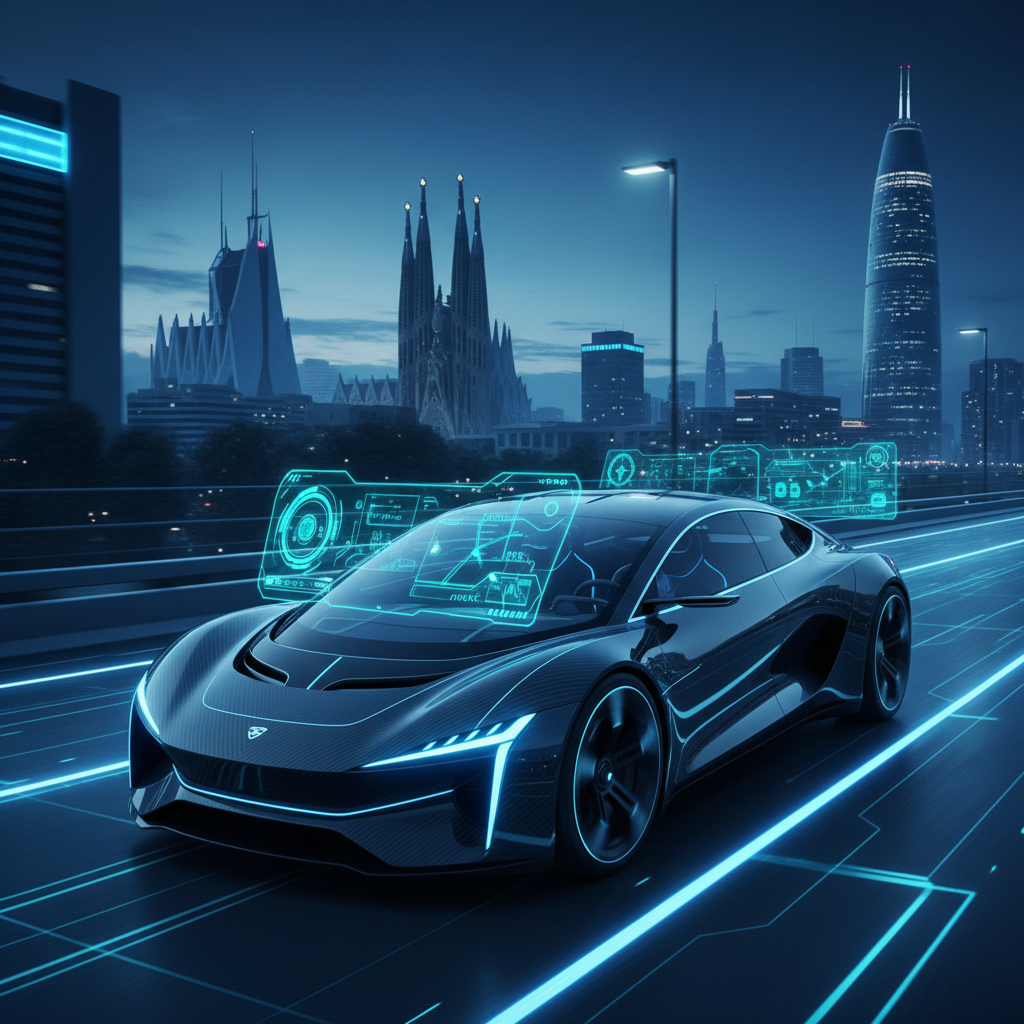 Vista aérea de una playa de arena dorada con el mar azul claro y espuma de olas rompiendo cerca de la orilla.