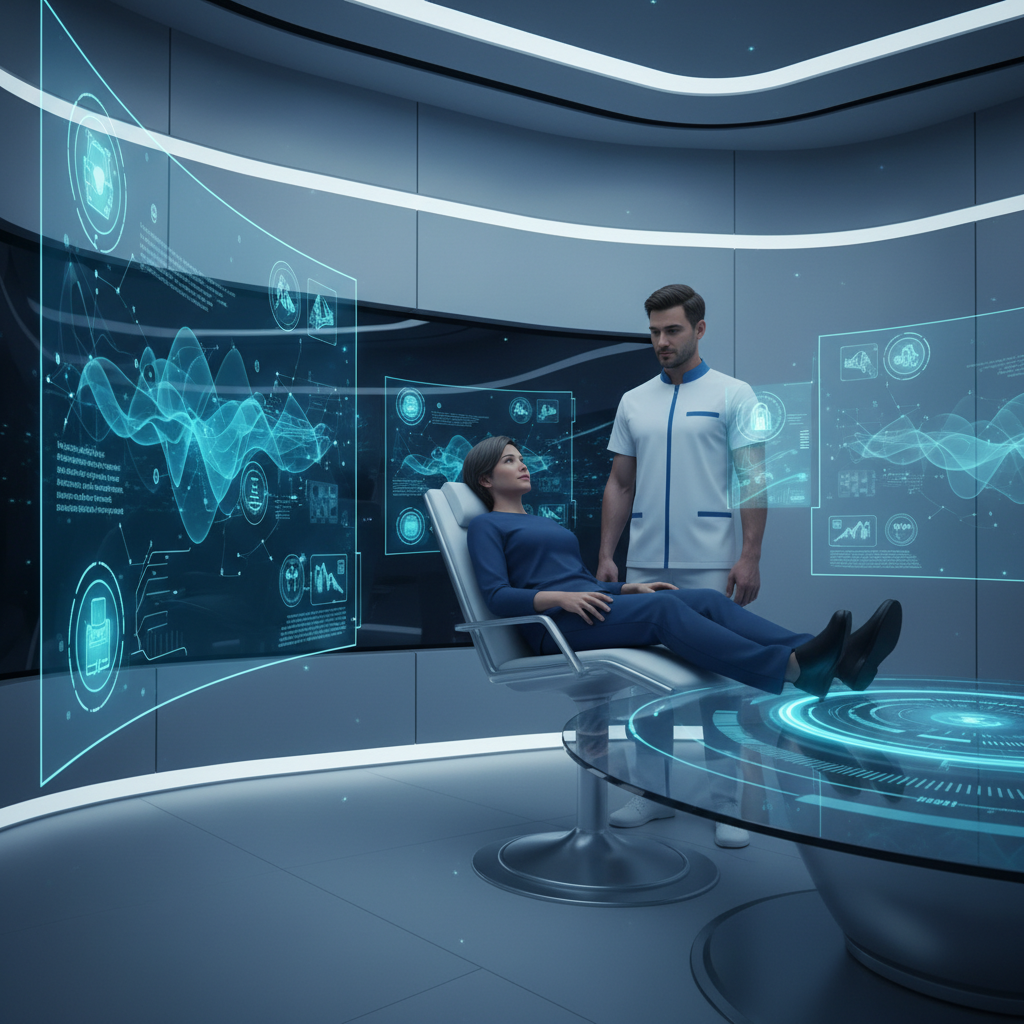 Vista panorámica de un horizonte urbano al atardecer, con rascacielos, un río y un cielo de colores vibrantes.