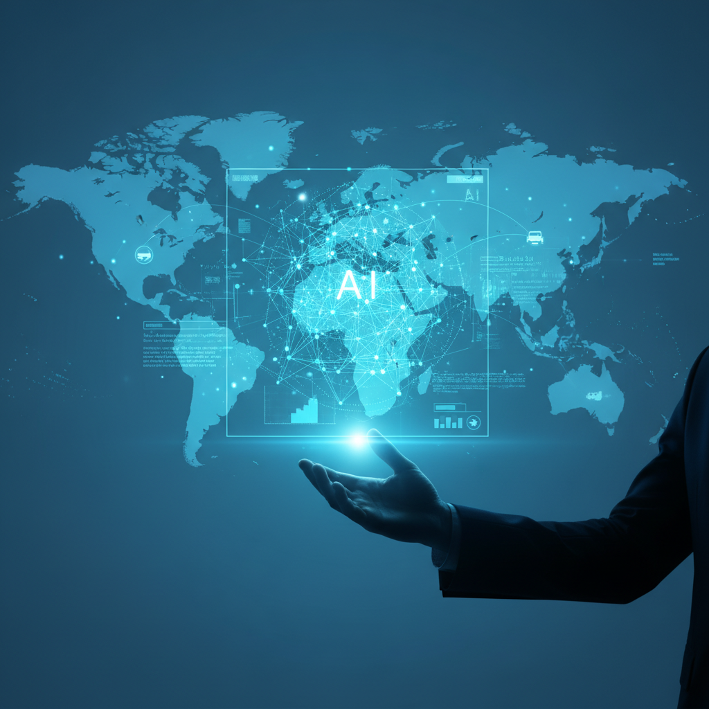 Mano sosteniendo un smartphone que muestra la página de un producto de zapatillas de running en una tienda online, con un smartwatch en la muñeca.