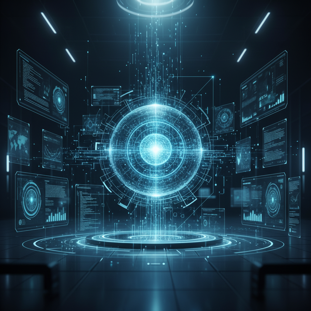 Botella rectangular de color oscuro con una tapa dorada brillante y una etiqueta negra con texto dorado elegante.