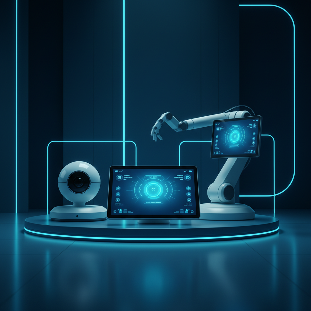 Grupo de personas colaborando en una reunión de trabajo en una oficina moderna y luminosa.