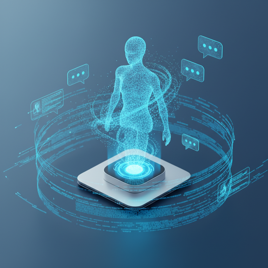 Manos de una mujer tecleando código en un portátil con la pantalla mostrando código y una taza a un lado.