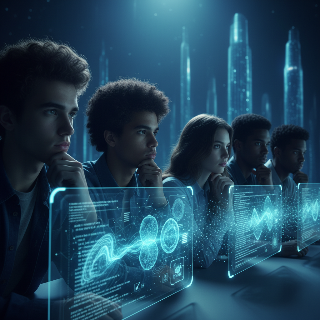 Retrato profesional de una mujer sonriente con cabello castaño y blazer oscuro, mirando a cámara en una oficina moderna.