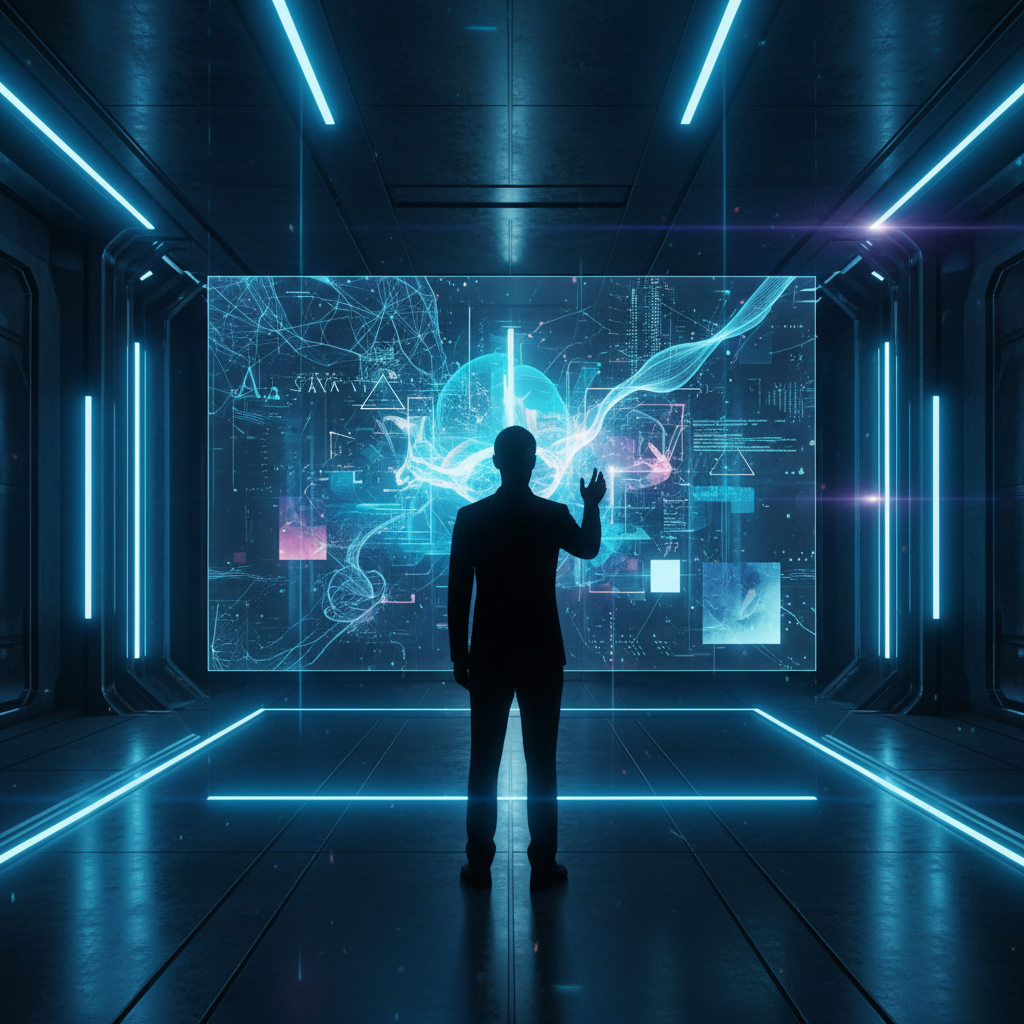 Pantalla de smartphone mostrando un gráfico financiero con datos de bolsa y una tendencia alcista. Una mano sostiene el teléfono.