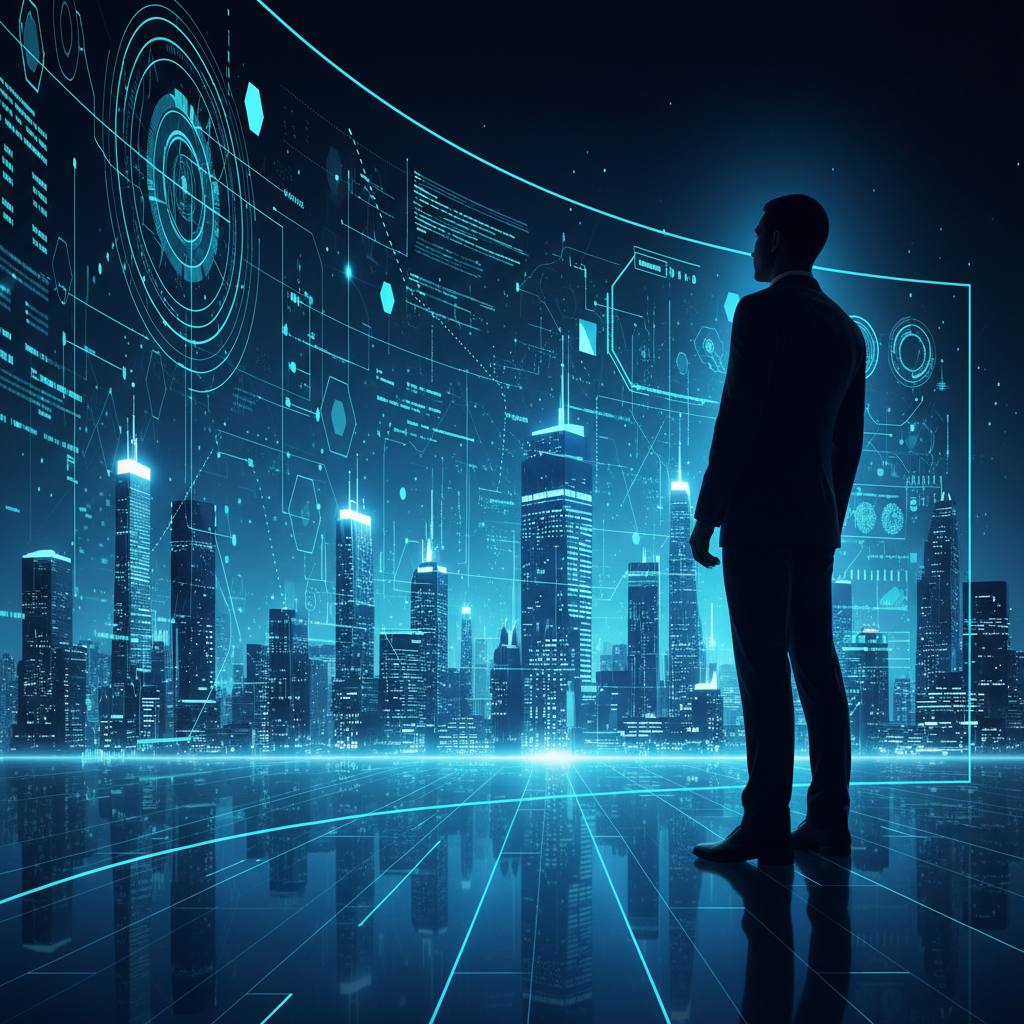 Mano sujetando un smartphone blanco en posición horizontal que muestra una página web con texto y elementos gráficos.