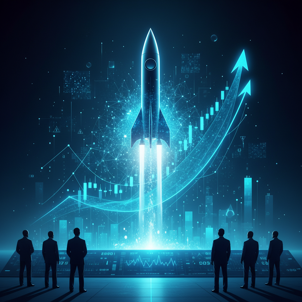 Una mujer en primer plano sostiene una copa de vino tinto con su mano derecha, mientras de fondo se ve una mesa con varios platos de comida y copas.