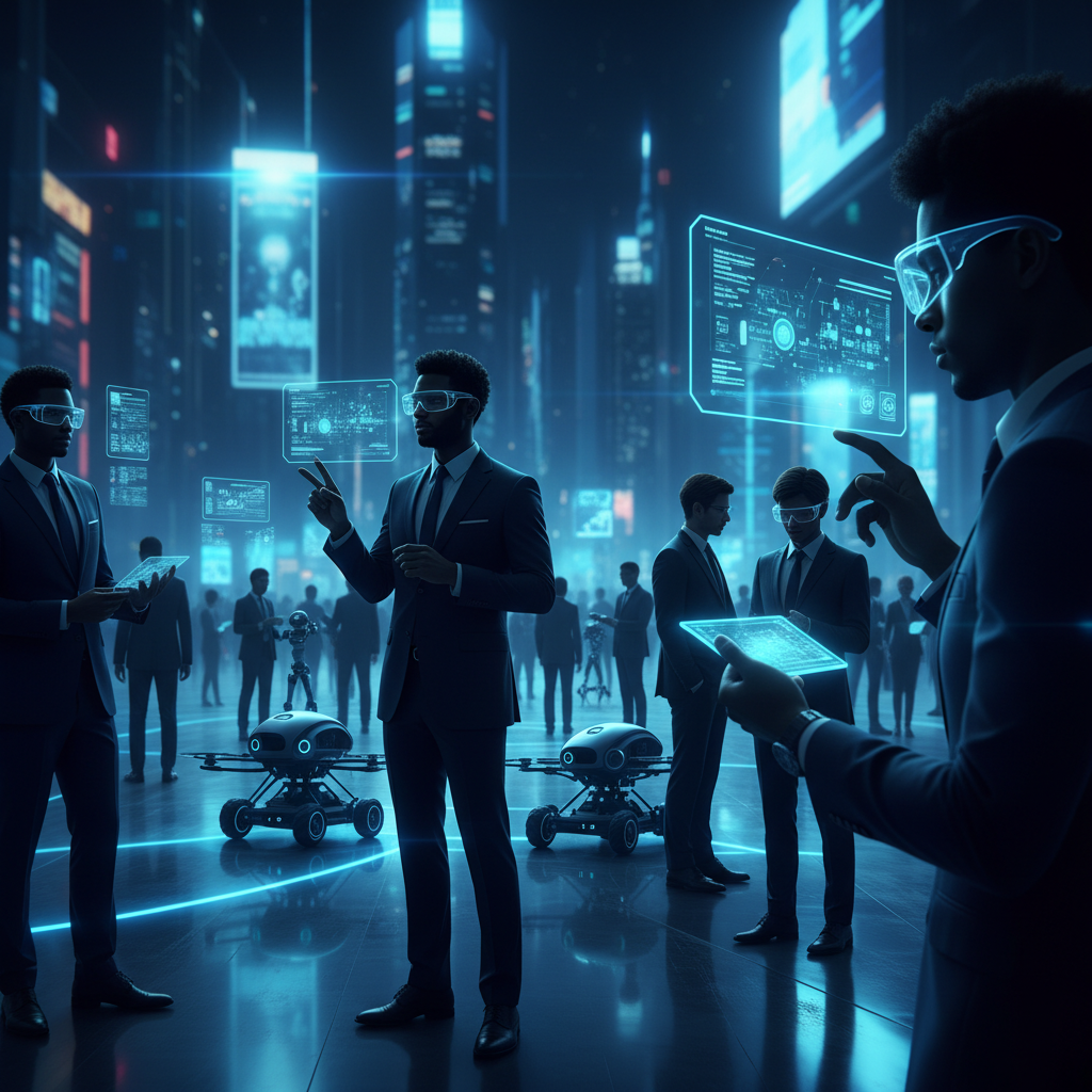 Persona concentrada trabajando en un portátil con código en un escritorio de madera en una oficina moderna.