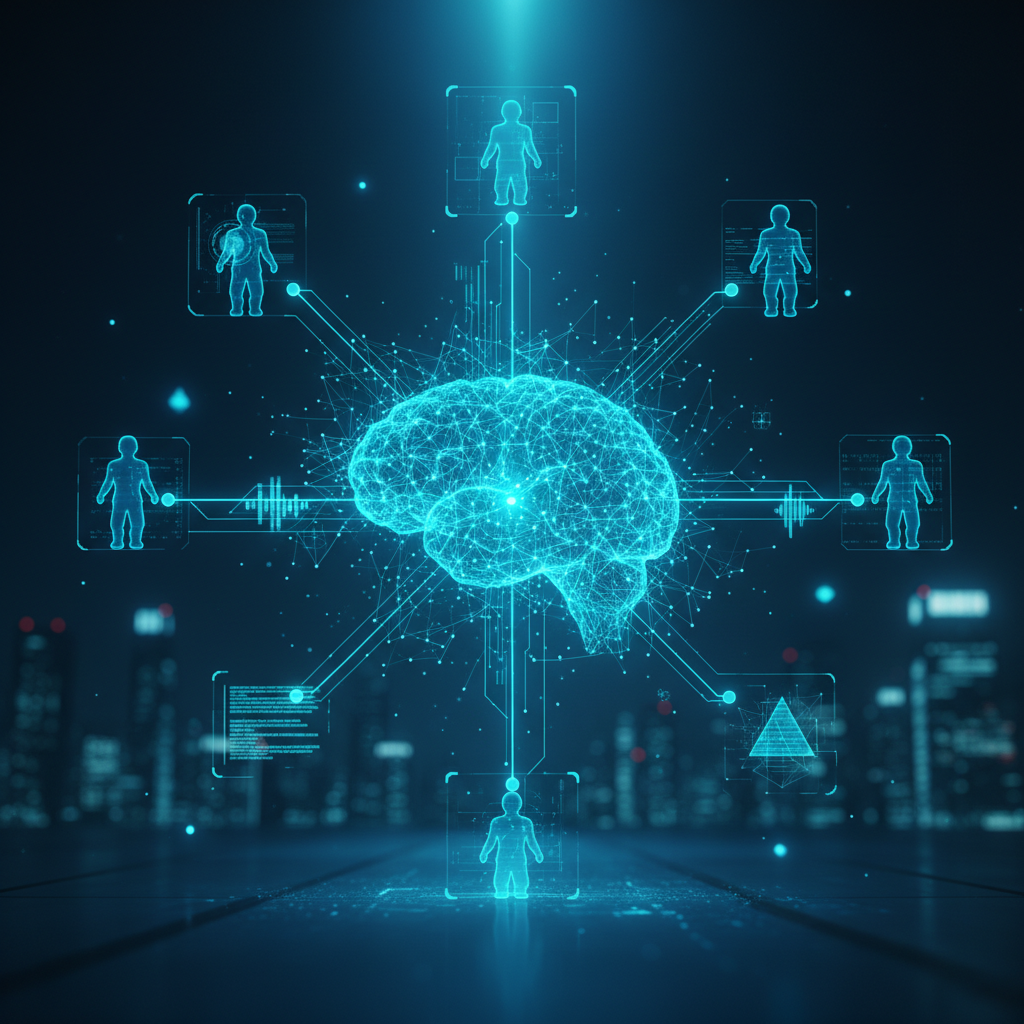 Portátil moderno plateado abierto sobre un escritorio de madera, mostrando una interfaz de software genérica en pantalla con una taza de café al lado.