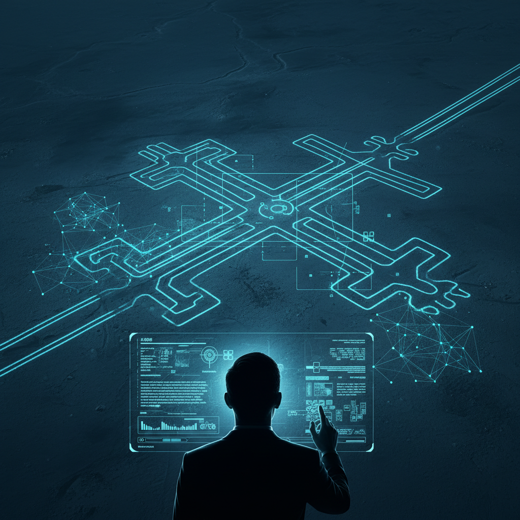 Una mujer con gafas sostiene un bol de ensalada de frutas con trozos de fresa, plátano y arándanos, frente a una barra de supermercado con más fruta fresca.