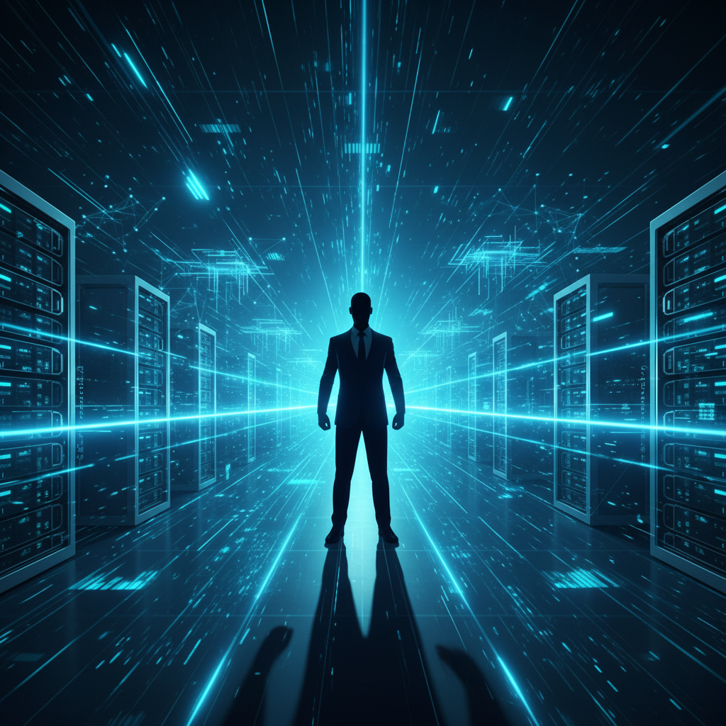 Manos sosteniendo un smartphone en posición horizontal reproduciendo un video con el botón de play visible.