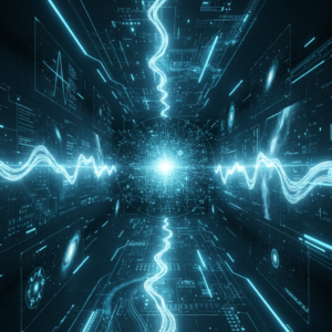 Primer plano de una taza blanca de café con leche humeante con un diseño de arte latte en forma de corazón, sobre una mesa de madera.