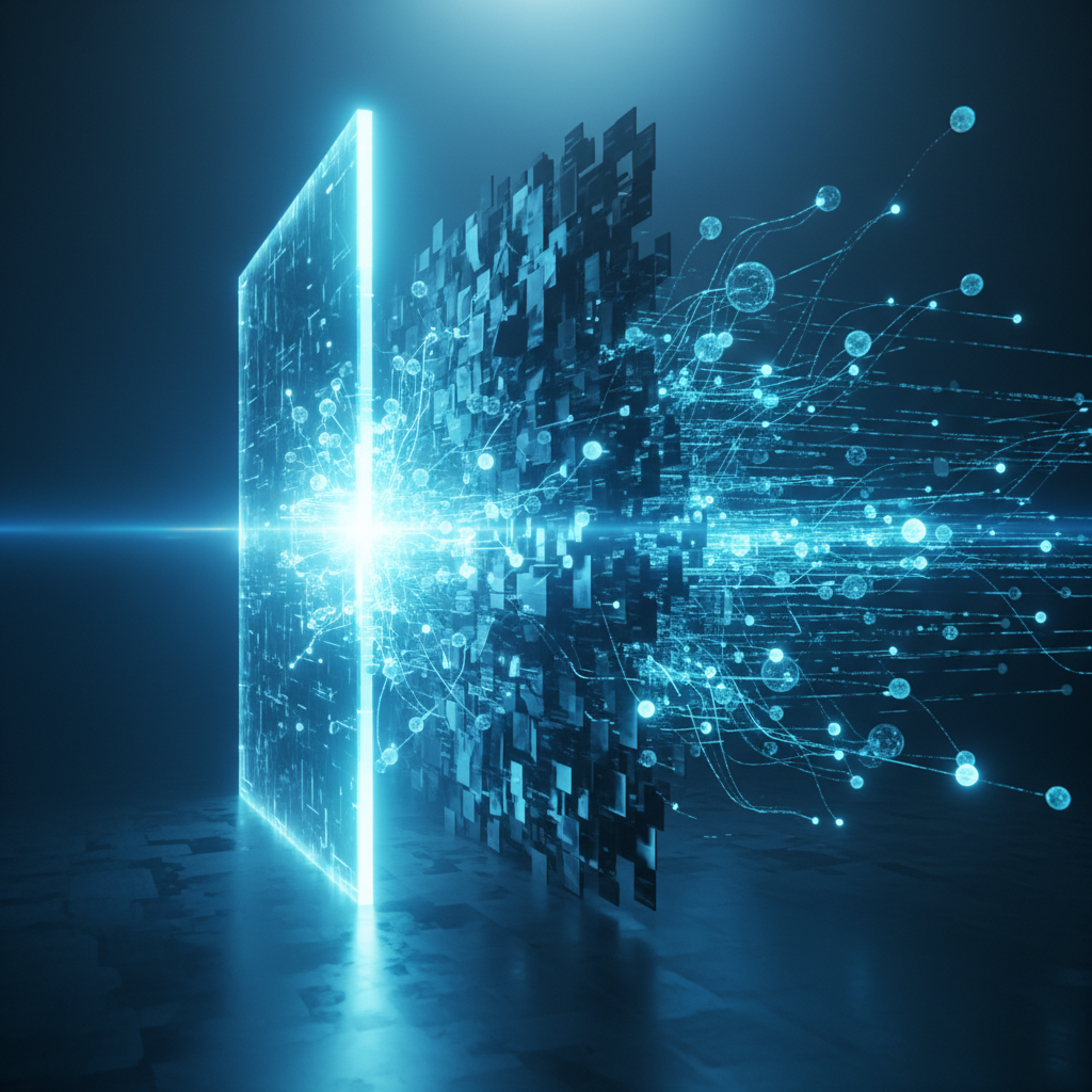 Vista aérea de una playa de arena dorada con el mar azul claro y varias sombrillas de colores abiertas en la orilla, rodeada de vegetación.