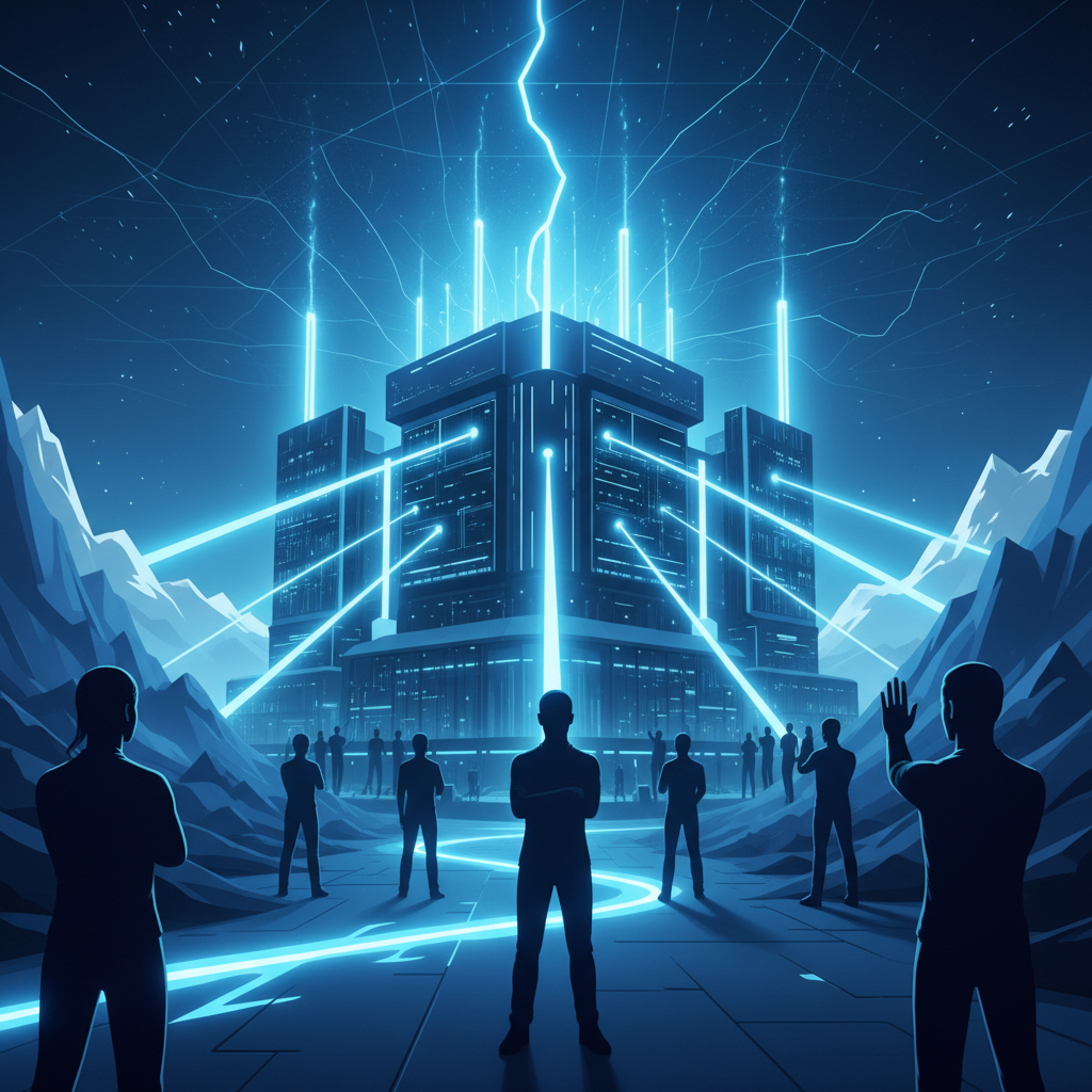 Una mujer con gafas, auriculares y micrófono integrado en una diadema sonríe mientras está sentada frente a un monitor de ordenador mostrando gráficos de análisis.