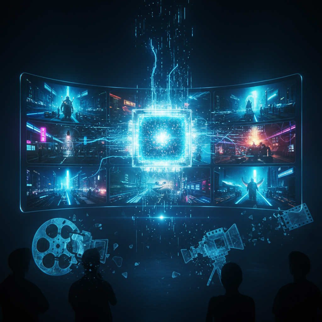 Una mujer sostiene un teléfono móvil horizontalmente, mostrando la pantalla en blanco sobre un fondo claro.