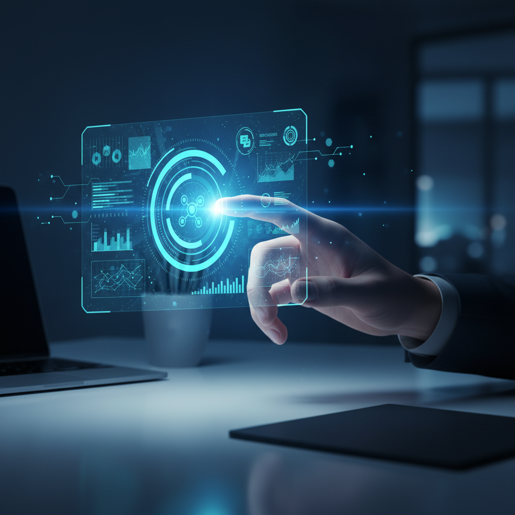 Una manzana roja brillante sobre un fondo blanco liso.