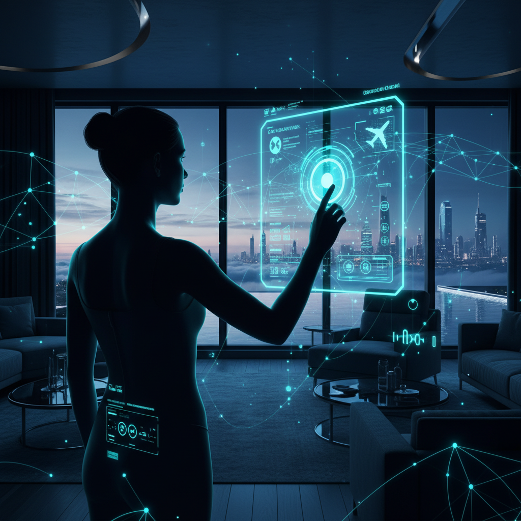 Par de auriculares inalámbricos blancos sobre un fondo gris minimalista.