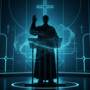 Manos sosteniendo un smartphone horizontalmente que muestra una aplicación de mapa con una ruta destacada y puntos numerados.