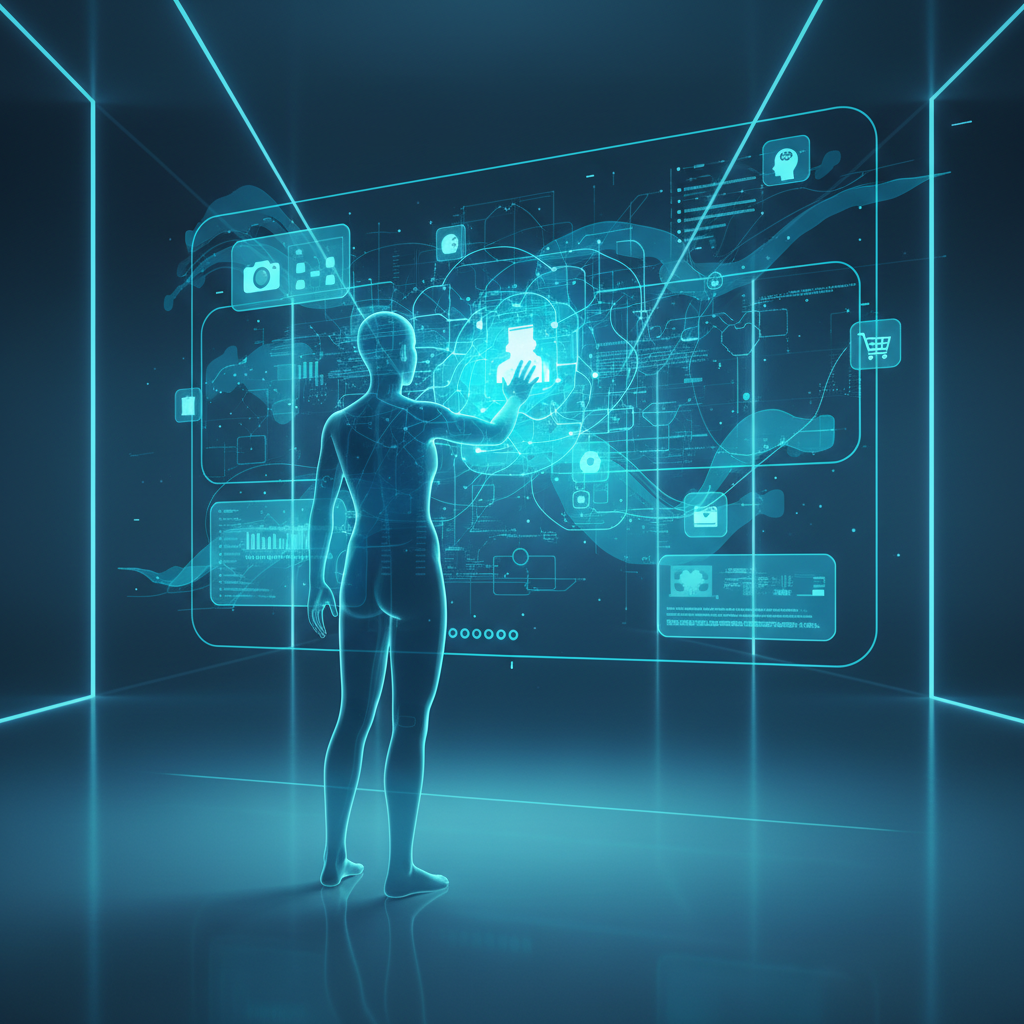 Pizza de pepperoni recién horneada con queso fundido y hierbas verdes sobre un plato blanco en una superficie oscura.