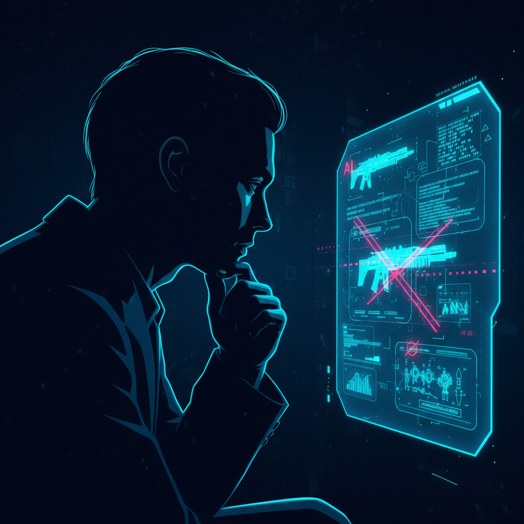 Una máquina de café automática negra con detalles plateados, al lado de una taza blanca de café con espuma, granos de café tostados esparcidos sobre una superficie clara.