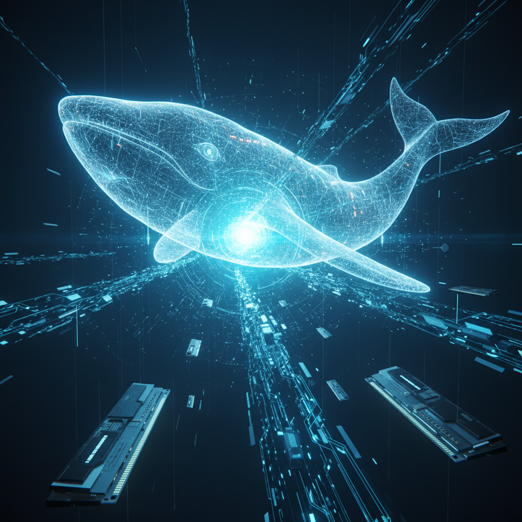 Una persona en un entorno de oficina moderno utiliza una tablet para una videollamada, mientras un gráfico financiero digital interactivo flota sobre la pantalla de la tablet.