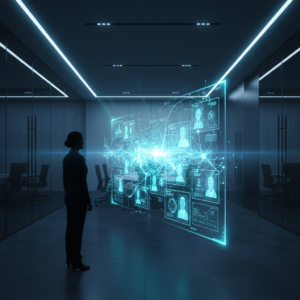 Mano sosteniendo un smartphone con un botón rojo de 'SUSCRIBIRSE' en la pantalla.