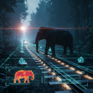 Manos de una persona escribiendo en un teclado de ordenador portátil con una pantalla borrosa de fondo.} {